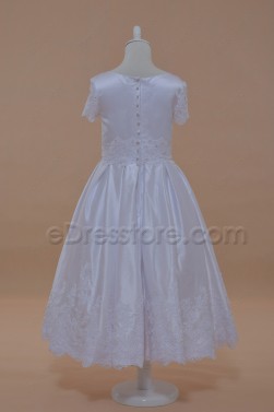 modest first communion dresses