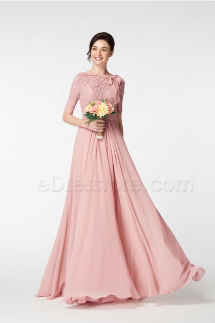 modest lace dress