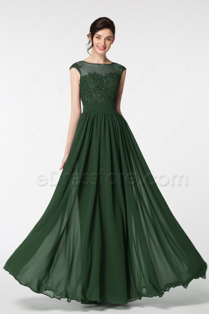 green evening gown plus size