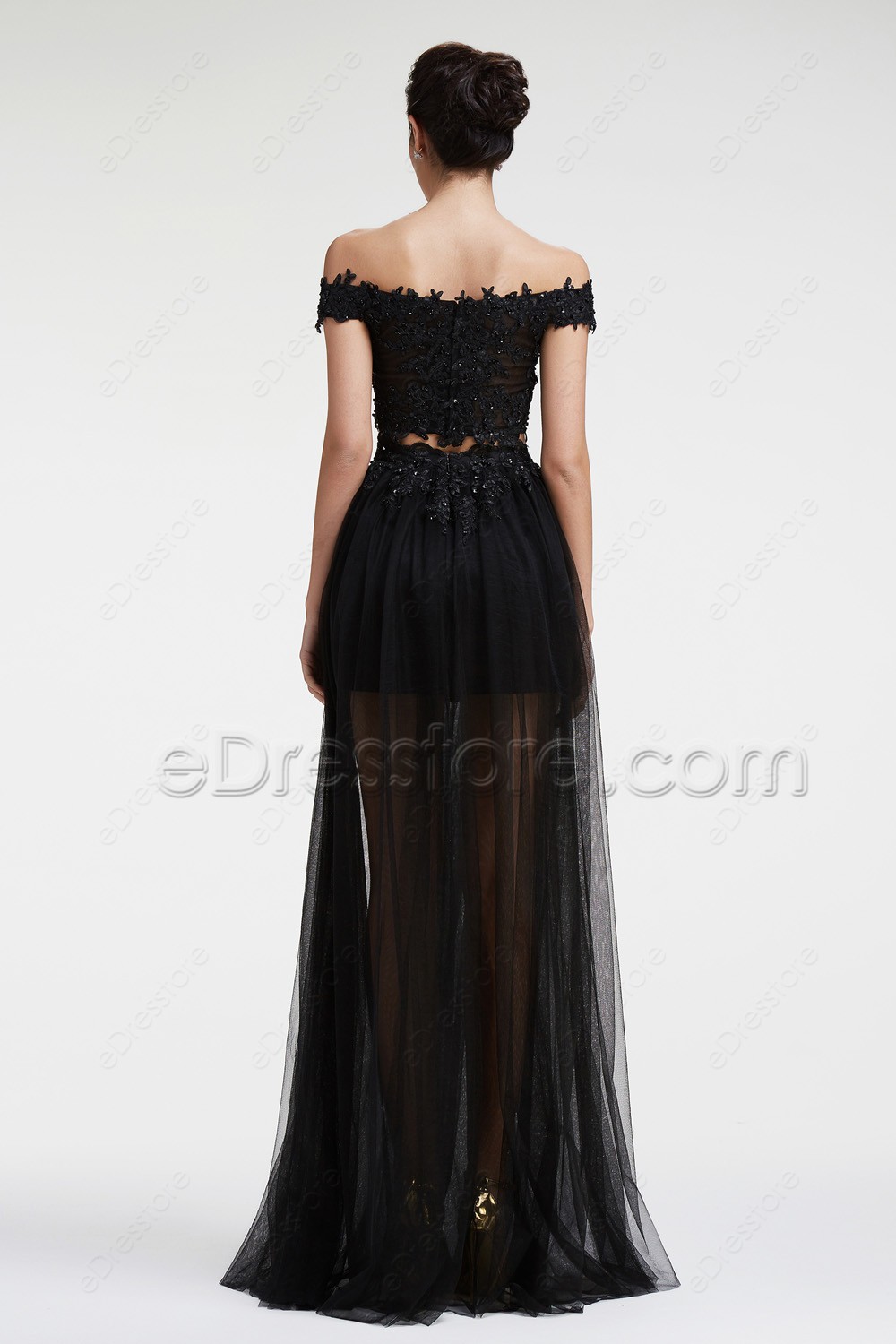 black lace 2 piece