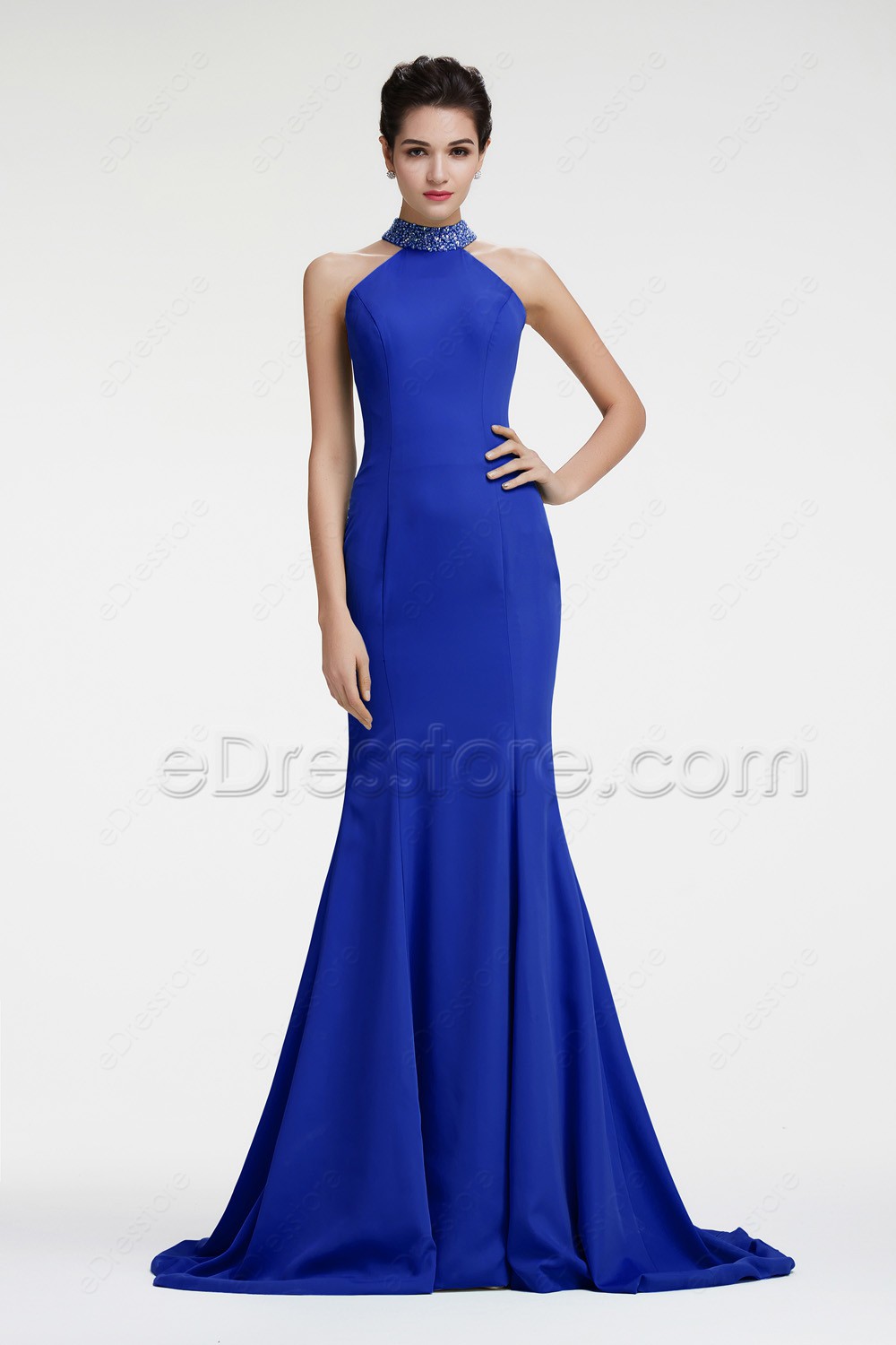 royal blue mermaid skirt
