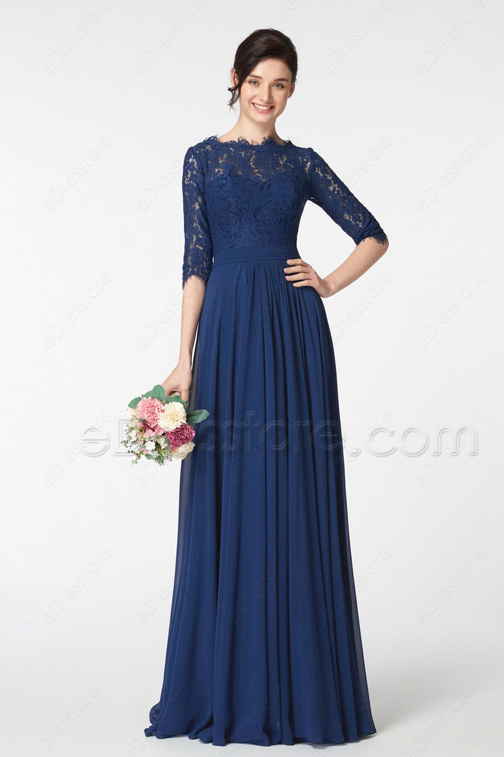 37+ Charming Style Wedding Dresses Blue Sleeves
