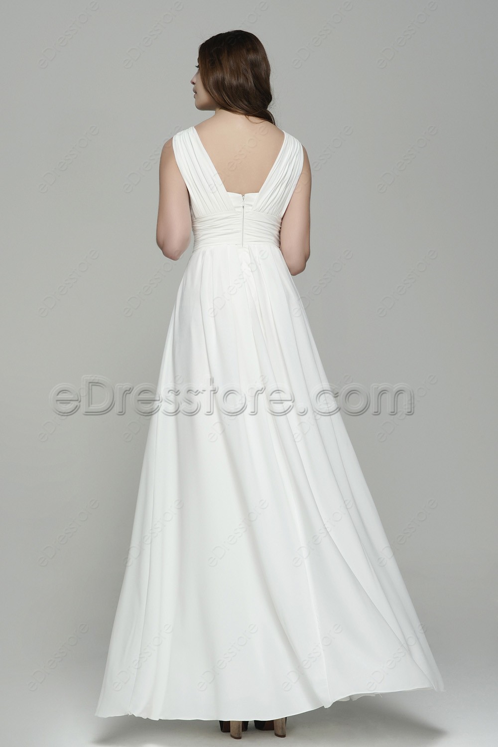  Simple  Elegant  Chiffon Beach  Wedding  Dresses 