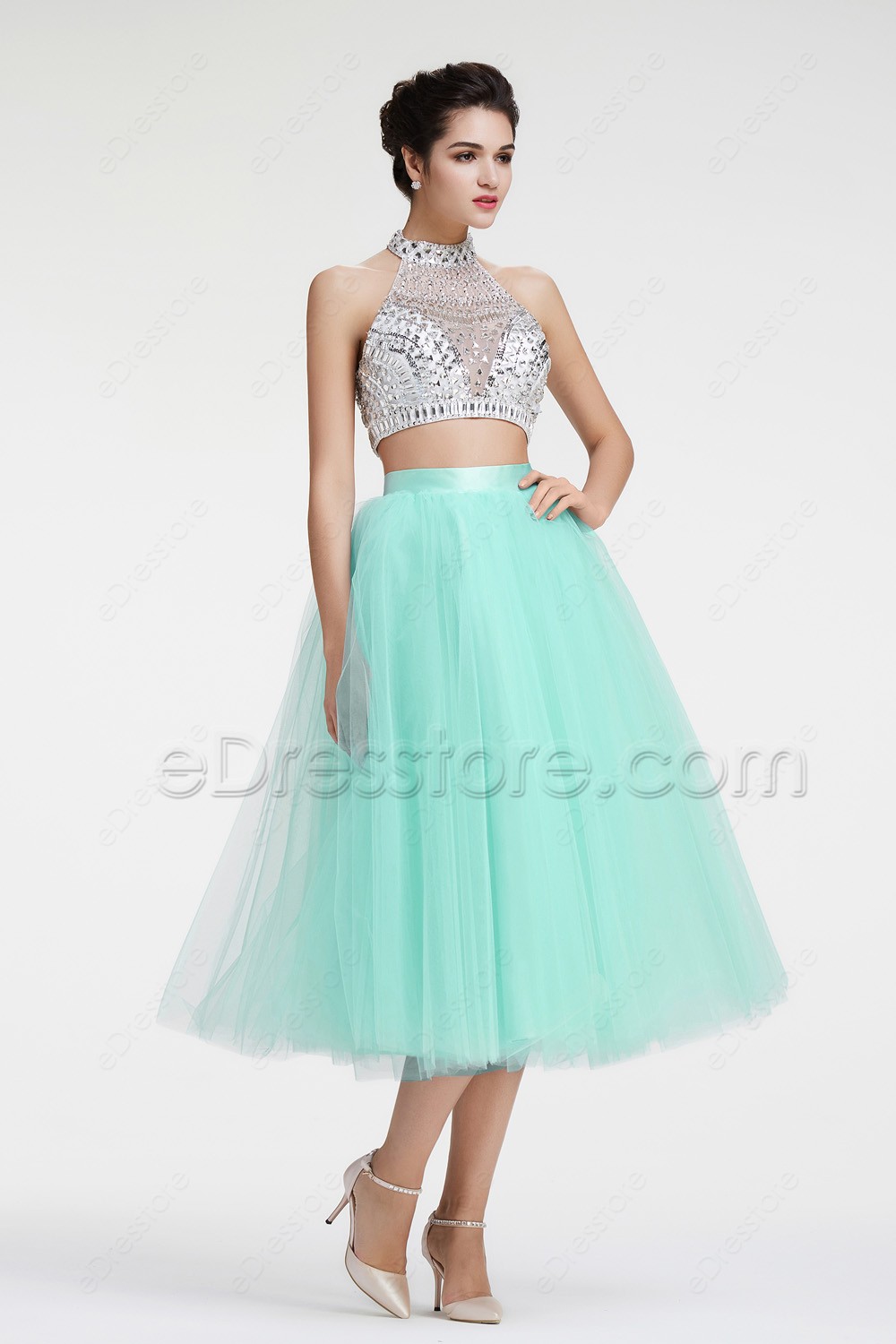 2 piece sparkly outfit