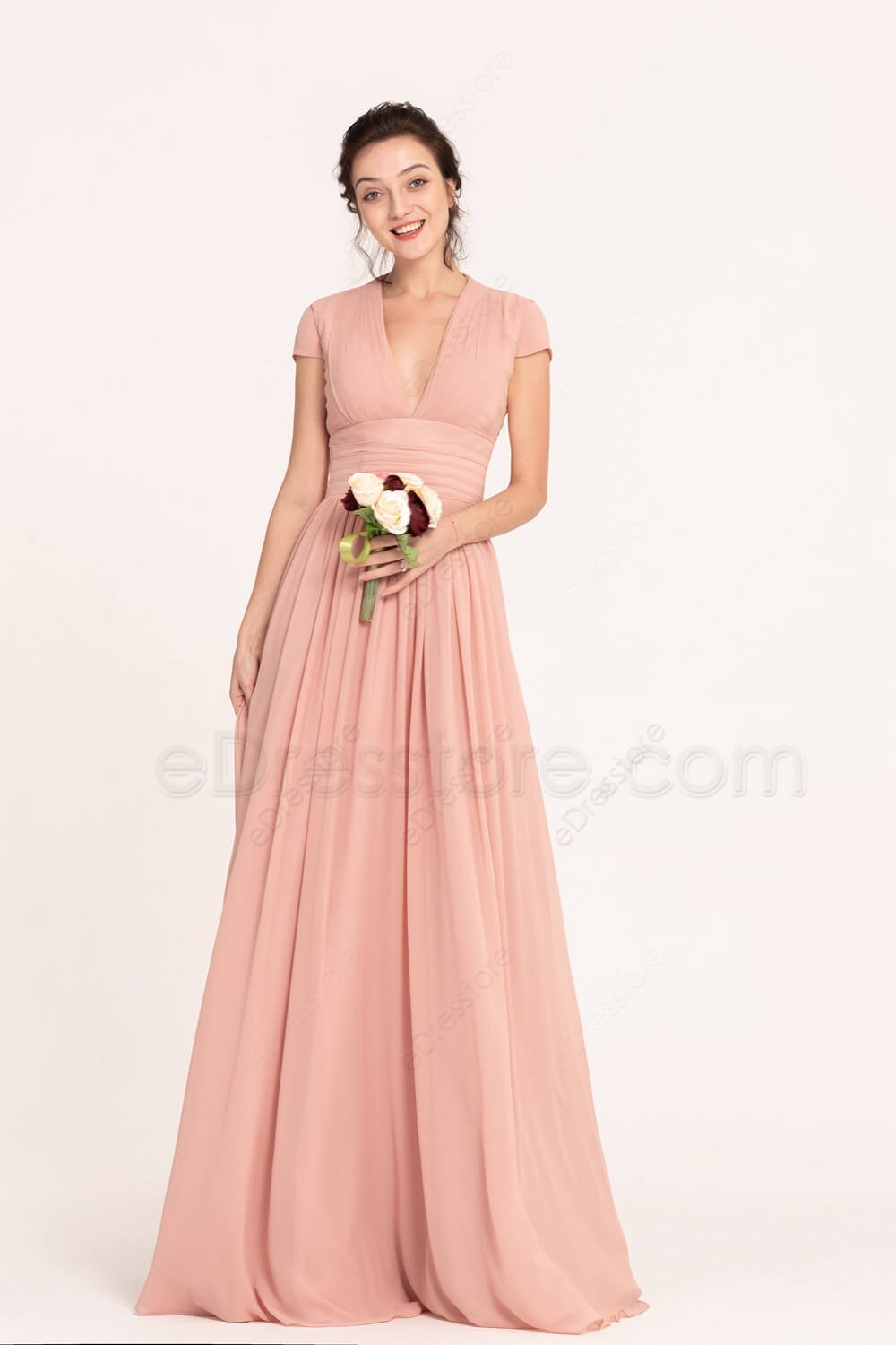 Modest blush pink Bridesmaid Dresses Dresses Images 2022