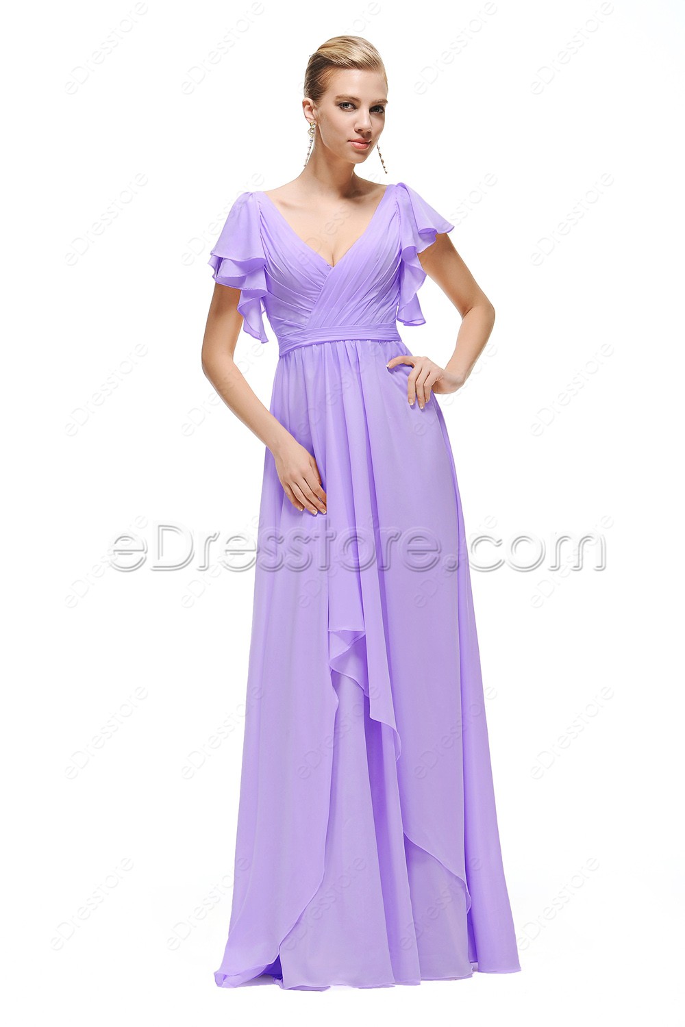 lilac plus size formal dresses