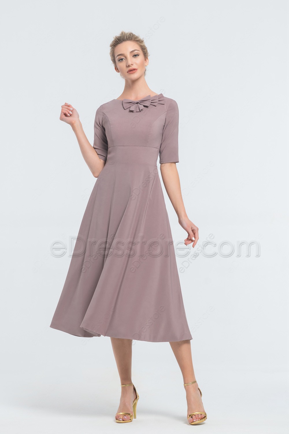 midi bridesmaid robes