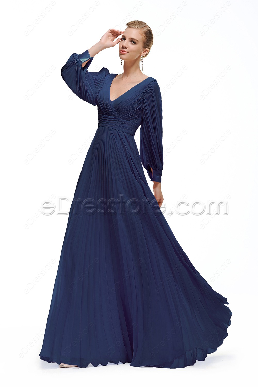 navy_blue_mother_of_the_bride_dress_long_sleeves